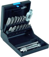 VOLKEL VO-47005 Набор метчиков комплектных М3-М12, 23 предмета, пластиковый кейс