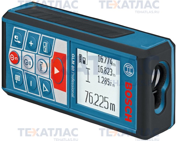 BOSCH 0601072300 Дальномер лазерный BOSCH GLM 80 (0,05 - 80 м, точн. 1.5 мм)