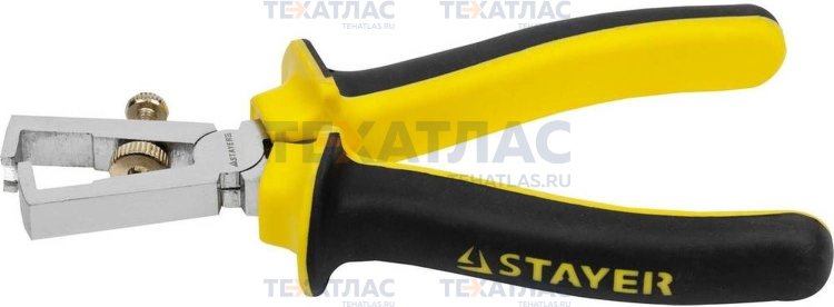 Плоскогубцы STAYER "MASTER" для зачистки проводов, d до 5мм, площадь поперечного сечения кабеля до 10мм2, 160мм Stayer