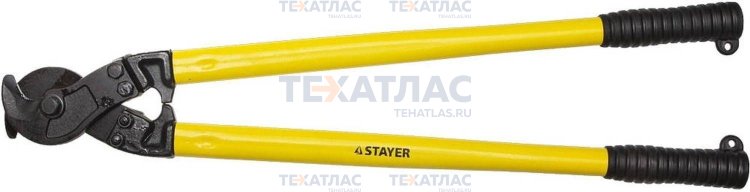 Кабелерез STAYER "PROFI" для цветных металлов (Cu + Al ), кабель до d 16мм, 800мм Stayer Кабелерез STAYER "PROFI" для цветных металлов (Cu + Al ), кабель до d 16мм, 800мм Stayer