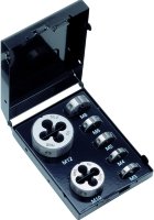 VOLKEL VO-49525 Набор плашек М3-М12, 7 предметов, металлический кейс