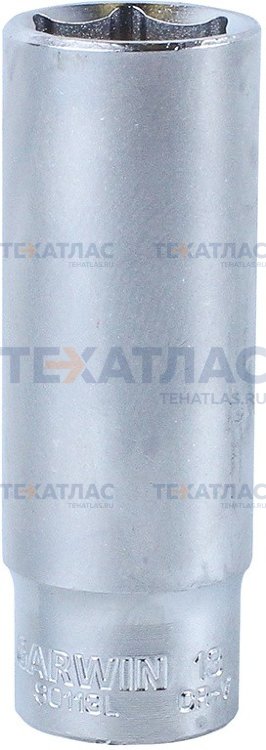 GARWIN S0112L Головка торцевая глубокая 6гр. 1/4" 12 мм GARWIN S0112L Головка торцевая глубокая 6гр. 1/4" 12 мм