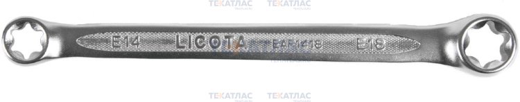 Licota AWT-EAF0608 Ключ накидной текстурный Е-профиль Е6 х Е8