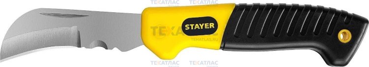SK-С нож монтерский, складной, изогнутое лезвие, STAYER Professional Stayer SK-С нож монтерский, складной, изогнутое лезвие, STAYER Professional Stayer