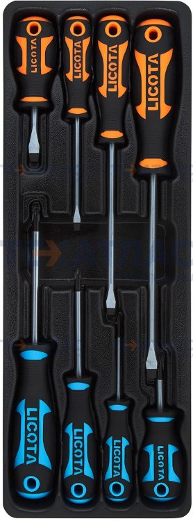 Licota ACK-384014 Набор отверток профессиональных 8 пр. в ложементе