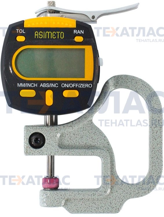 ASIMETO 495-01-0 Толщиномер индикаторный, цифровой 0 — 10 мм, L=30 мм, 0,01 мм