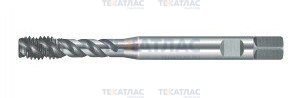 GARWIN 123147-M6 Метчик машинный M6 для глухих отверстий, HSSE-PM, 6HX, форма С, тип UNI