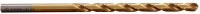 GARWIN 101315-1 Сверло спиральное по металлу 1 мм, DIN 340, HSS-G, длинное, 10xD, 118°, HA, TiN, тип N