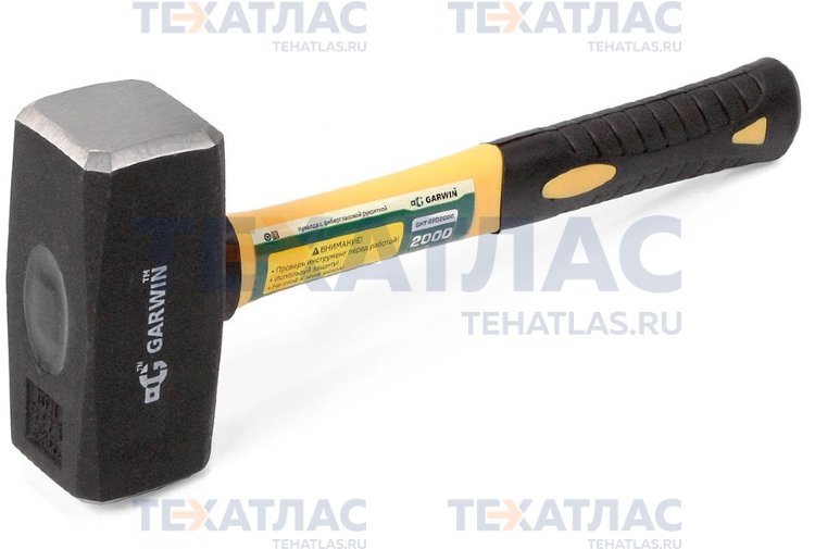 GARWIN GHT-SF02000 Кувалда с фибергласовой рукояткой, 2000 г GARWIN GHT-SF02000 Кувалда с фибергласовой рукояткой, 2000 г