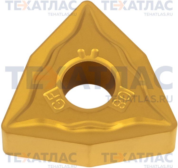 GESAC 239303-GP1115 Пластина токарная WNMG080408-GF сплав GP1115