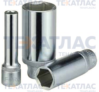 Force 5457728 1/2" Головка глубокая 28 мм (6гр)