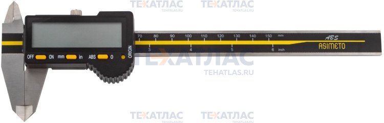 ASIMETO 307-12-4 Штангенциркуль цифровой 0,01 мм, 0-300 мм