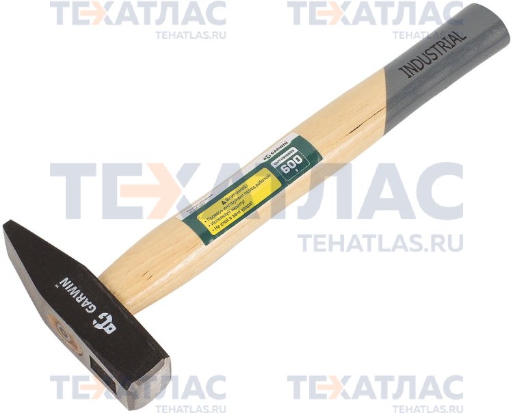 GARWIN GHT-HW0600 Молоток слесарный Garwin INDUSTRIAL с рукояткой из дерева гикори, 600 г
