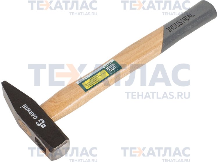 GARWIN GHT-HW0500 Молоток слесарный Garwin INDUSTRIAL с рукояткой из дерева гикори, 500 г