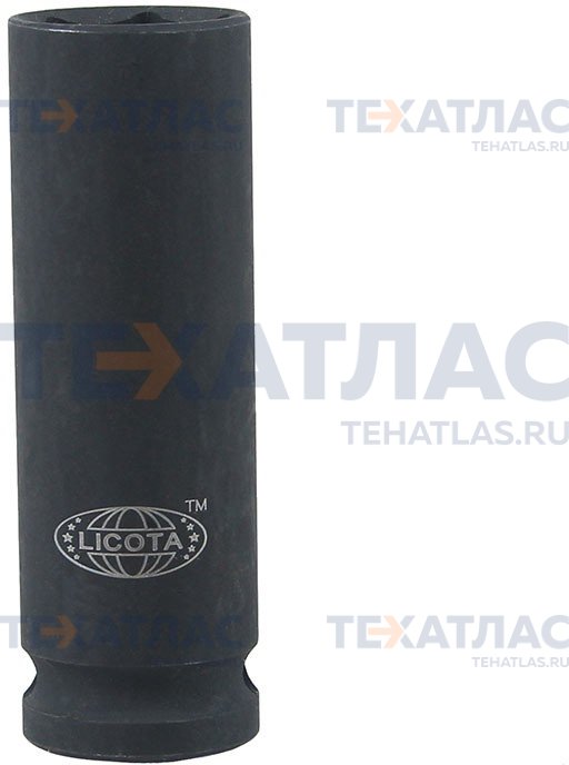 Licota AK4017L Головка торцевая ударная глубокая тонкостенная 1/2" 6гр. 17 мм Licota AK4017L Головка торцевая ударная глубокая тонкостенная 1/2" 6гр. 17 мм