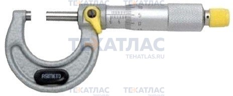ASIMETO 101-01-0 Микрометр со скобой 0,01 мм, 0-25 мм