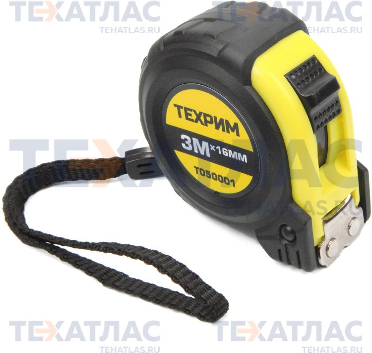 ТЕХРИМ T050001 Рулетка измерительная 3м х 16 мм