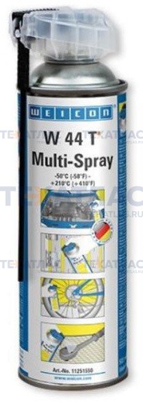 WEICON wcn11251550 W 44T (500 мл) Универсальная смазка высокой эффективности для всех работ обслуживания и монтажа. Спрей