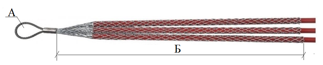 Размеры кабельного чулка КЧ50/3